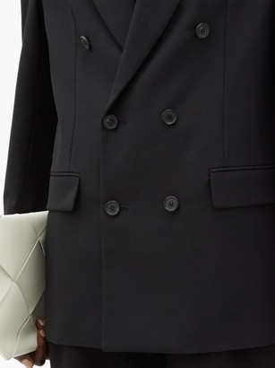 Wardrobe NYC Release 04 Double-breasted Merino Wool Blazer - Black