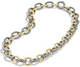 Thumbnail for your product : David Yurman Oval Extra-Large Link Necklace with Gold, 17.5"