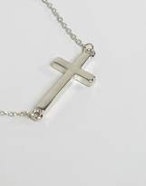 Thumbnail for your product : ICON BRAND Cross Chain Bracelet In Silver