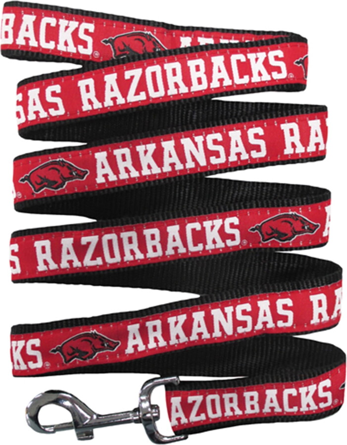 Pets First NCAA Arkansas Razorbacks Leash for Dogs - Officially Licensed - 50+ Teams - 3 Sizes