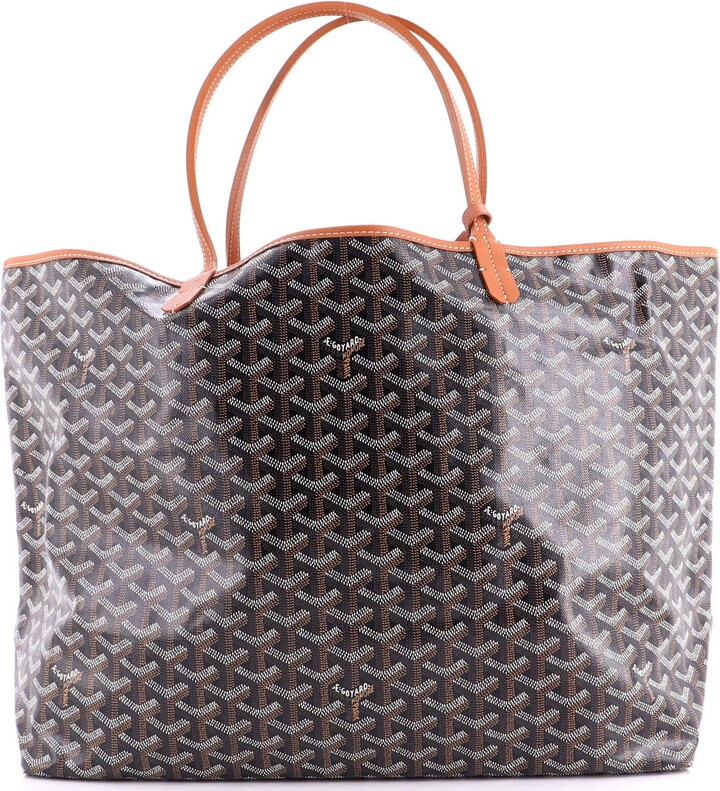 Pre-Owned Goyard Saint Louis Tote Coated Canvas GM