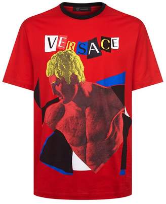 Versace David Collage Print T-Shirt