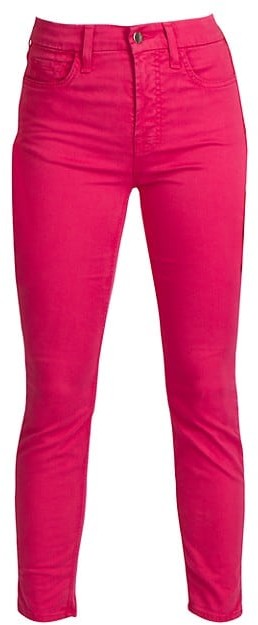 dusty rose skinny jeans
