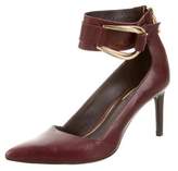 Thumbnail for your product : Rachel Zoe Leather Ankle-Strap Pumps