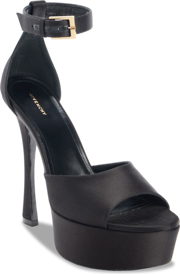 Givenchy 4G Liquid Logo Platform Sandal