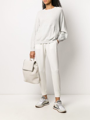 Brunello Cucinelli Drawstring Tapered Track Pants
