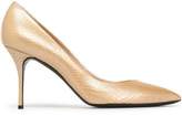Thumbnail for your product : Casadei Snake-Effect Leather Pumps