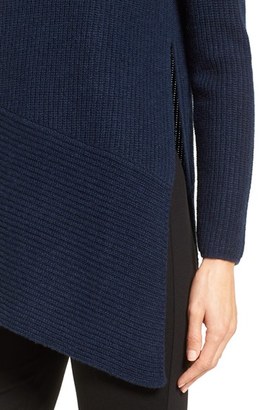 Nordstrom Women's Cashmere Asymmetrical Hem Sweater