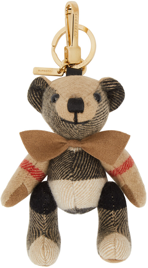 Burberry Beige Bow Tie Thomas Keychain - ShopStyle Accessories