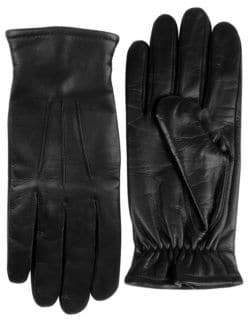 Black Brown 1826 Cashmere-Lined Leather Gloves