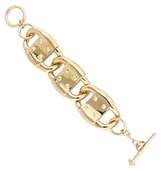 Thumbnail for your product : Jennifer Fisher Brass Nail Toggle Link Bracelet yellow Brass Nail Toggle Link Bracelet