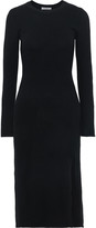 Thumbnail for your product : Equipment Etyenne Brushed Yak And Wool-blend Midi Dress