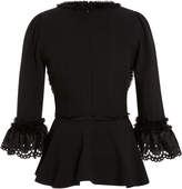 Thumbnail for your product : Andrew Gn Appliqué Embellished Peplum Top