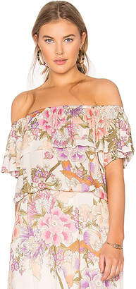 Spell & The Gypsy Collective Blue Skies Off Shoulder Top