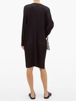 Thumbnail for your product : Pleats Please Issey Miyake Pleated Technical-jersey Midi Tunic Dress - Black