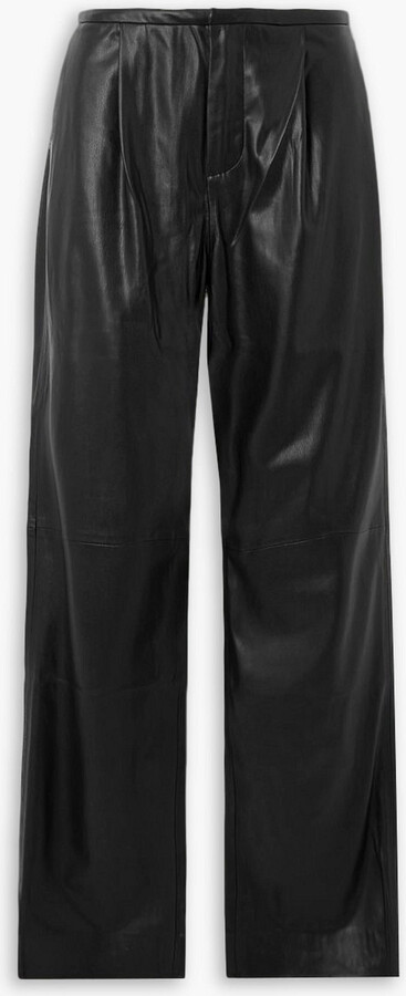 Proenza Schouler White Label Faux leather straight-leg pants