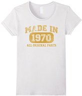 Thumbnail for your product : Børn Women's in 1970 Tshirt 47th Birthday Gifts 47 yrs Years Made in XL