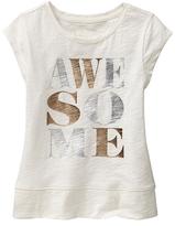 Thumbnail for your product : Gap Metallic banded graphic tee