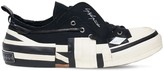 Yohji Yamamoto Xvessel Layered Canvas Low-Top Sneakers – Black
