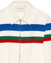 Thumbnail for your product : Gucci Children Striped Blouson Jacket