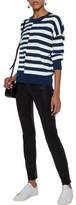 Thumbnail for your product : Equipment Striped Cotton And Silk-Blend Sweater