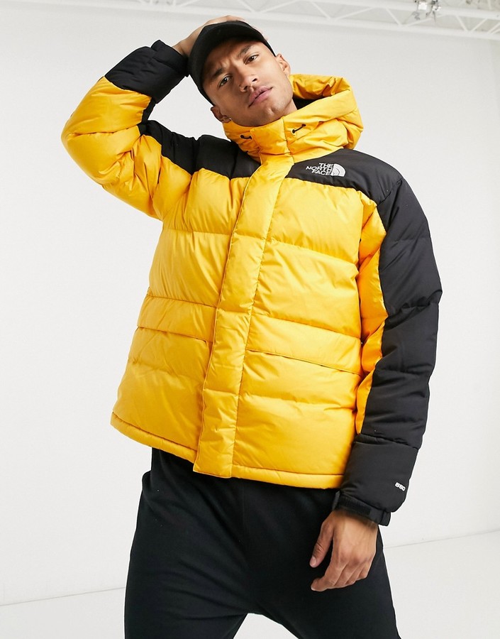 The North Face Himalayan puffer jacket in yellow - ShopStyle Outerwear
