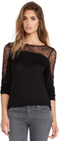 Thumbnail for your product : LAmade Lace Inset Long Sleeve