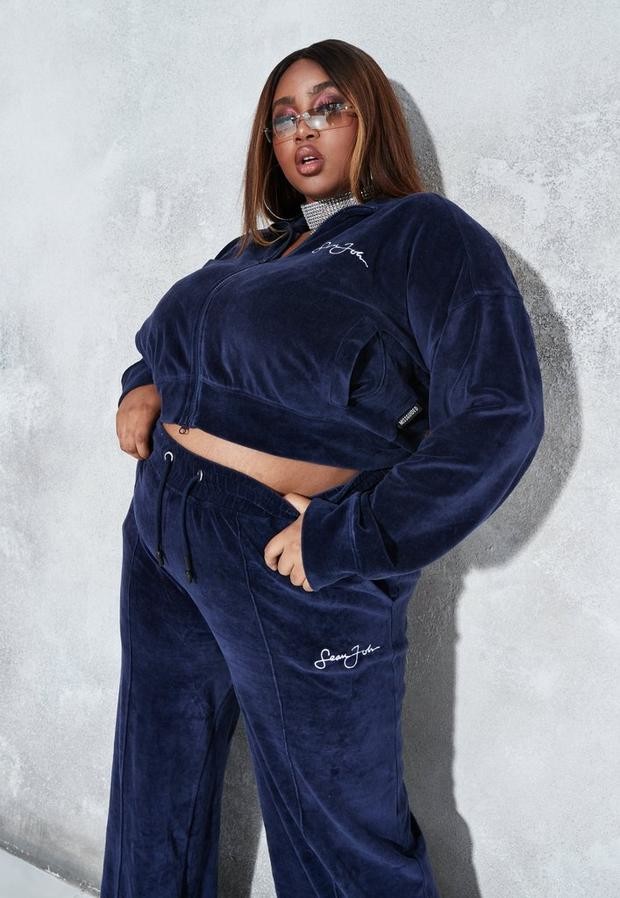 plus size velour jacket