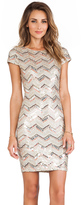 Thumbnail for your product : Alice + Olivia Taryn Sequin Cap Sleeve Dress