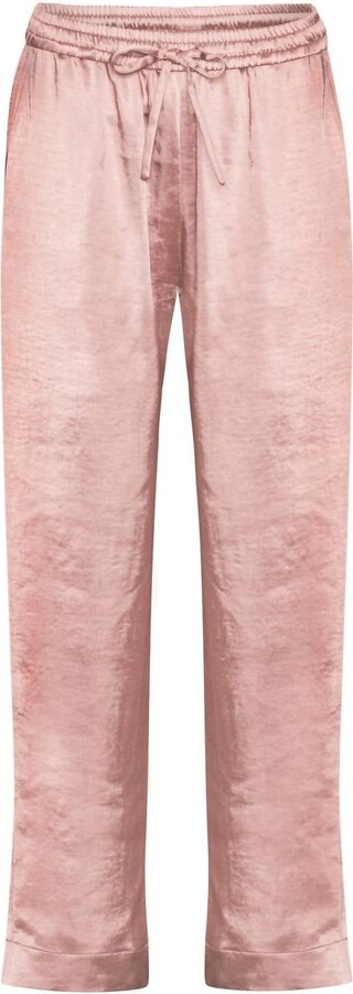 Karmamia Women's Garcia Pant In Peach Rich Satin