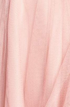 Jenny Yoo Maia Convertible Tulle Tea Length Fit & Flare Dress