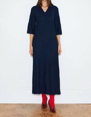 Misha & Puff Accordion Concerta Dress In Ink - ShopStyle