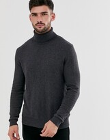 Thumbnail for your product : Jack and Jones Essentials knitted roll neck sweater