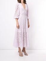 Thumbnail for your product : Jonathan Simkhai Lace-Panelled Midi Dress