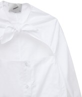 Thumbnail for your product : Coperni Cutout Logo Jacquard Cotton Shirt