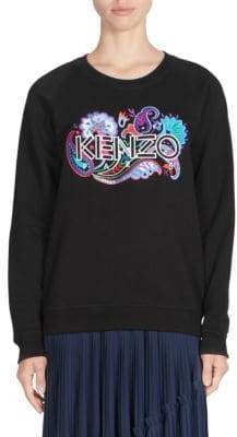 Kenzo Embroidered Raglan Sweater