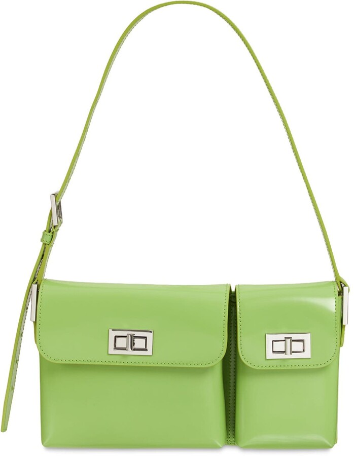 lime green handbag