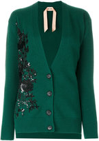Thumbnail for your product : No.21 embellished V-neck cardigan