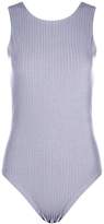 Thumbnail for your product : boohoo Scoop Back Soft Rib Knit Bodysuit