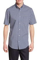 Thumbnail for your product : Nordstrom Tech-Smart Regular Fit Check Short Sleeve Button-Down Shirt