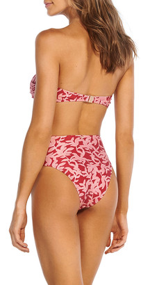 Vix Paula Hermanny Twisted Printed Bandeau Bikini Top