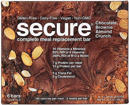 Andrew Lessman Secure Complete Meal Replacement Bars - 6-count