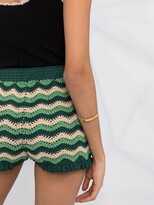 Thumbnail for your product : Sandro Mario crochet shorts