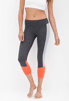 Thumbnail for your product : FOREVER21 ACTIVE Triple Blocked Workout Capris