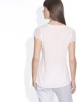 Thumbnail for your product : La Redoute LA Short-Sleeved Softly Draping Lace Top