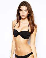 Thumbnail for your product : ASOS Mix and Match Twist Bandeau Bikini Top With Tie Back