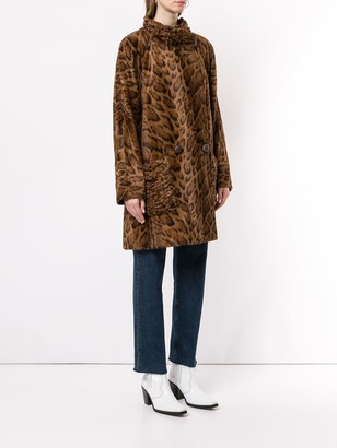 Fendi Pre-Owned Faux Fur Coat