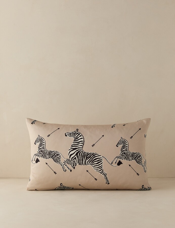 Lulu and Georgia Zebras Petite Pillow