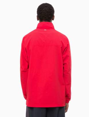 Calvin Klein performance colorblock logo hooded jacket