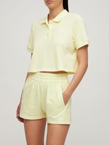 Thumbnail for your product : adidas 3 Stripes Cotton Shorts